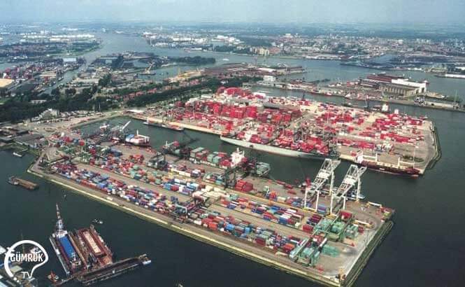 Rotterdam Limanı Görüntüsü