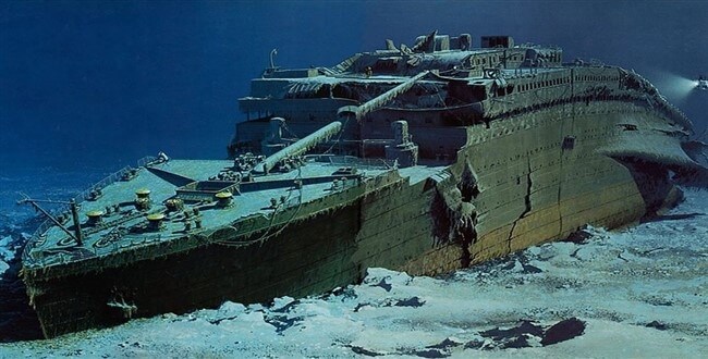 Titanik Gemisi Kalıntıları